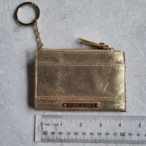 Henri Bendel Zip Card Pouch with attached key ring